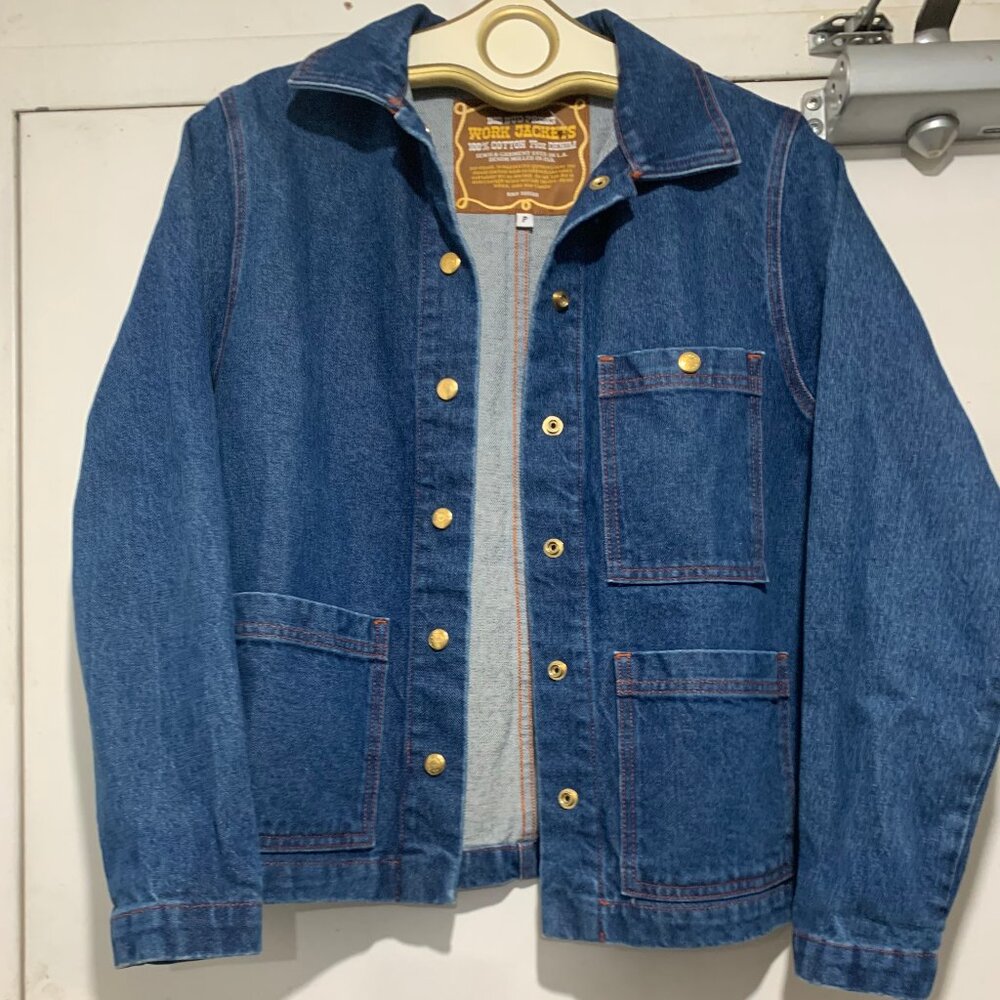 NEW BIG BUD PRESS WORK DENIM JACKETS SIZE P